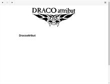 Tablet Screenshot of dracoattribut.se